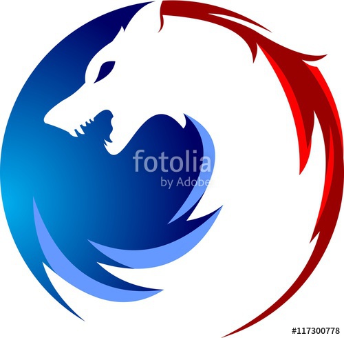 500x490 Circular Of Wolf Logo Stock Image And Royalty Free Vector Files