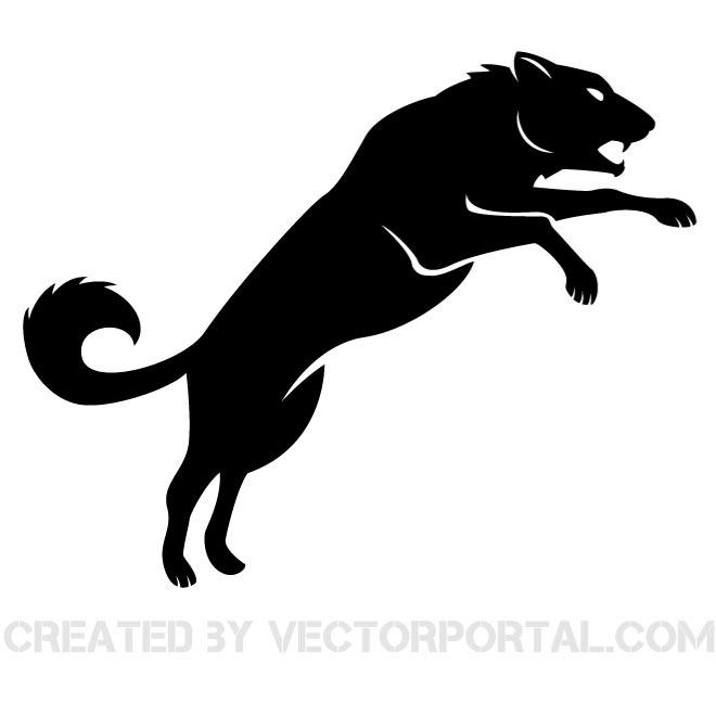 660x660 Wolf Silhouettes Free Vector 123freevectors