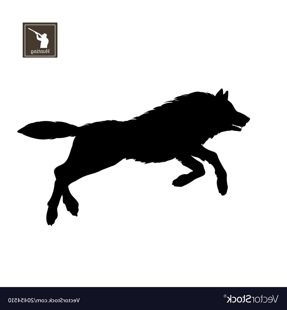 1000x1080 Top 10 Black Silhouette Of Running Wolf Vector File Free