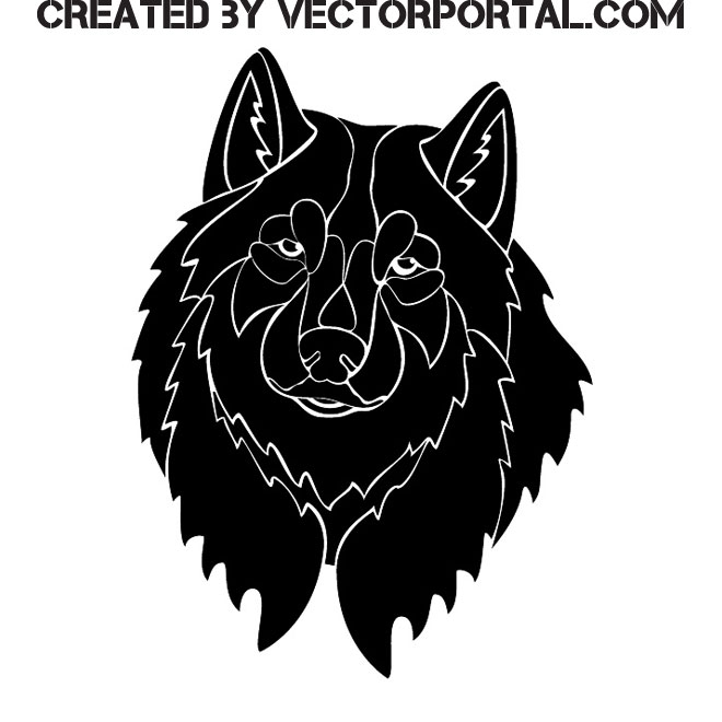 660x660 Wolf Silhouettes Free Vector 123freevectors