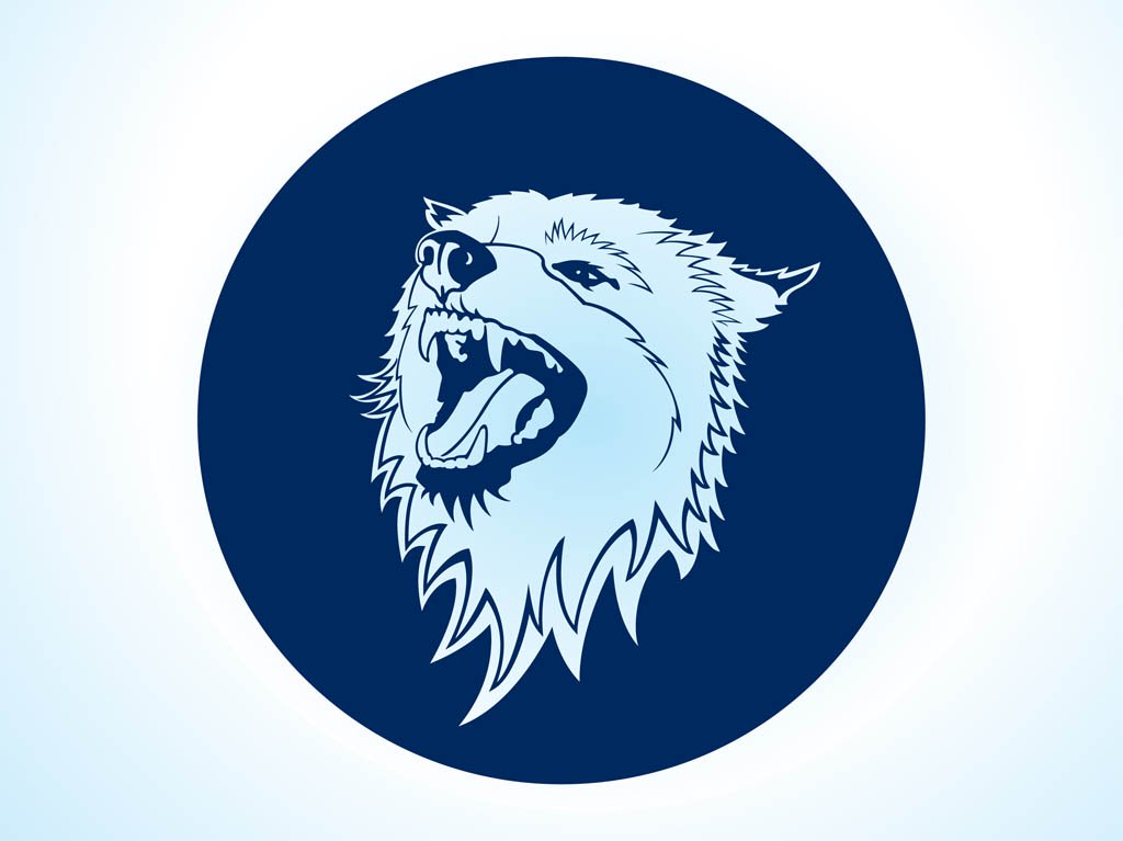 1024x767 Vector Wolf Icon Vector Art Amp Graphics