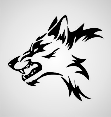 380x400 Wolf Vector 1 An Images Hub
