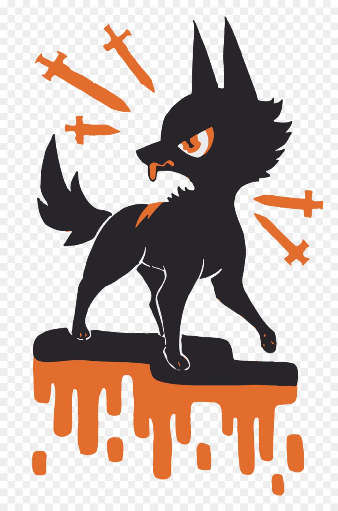 1080x1632 Png Gray Wolf Clip Art Vector Wolf With Sword Sohadacouri