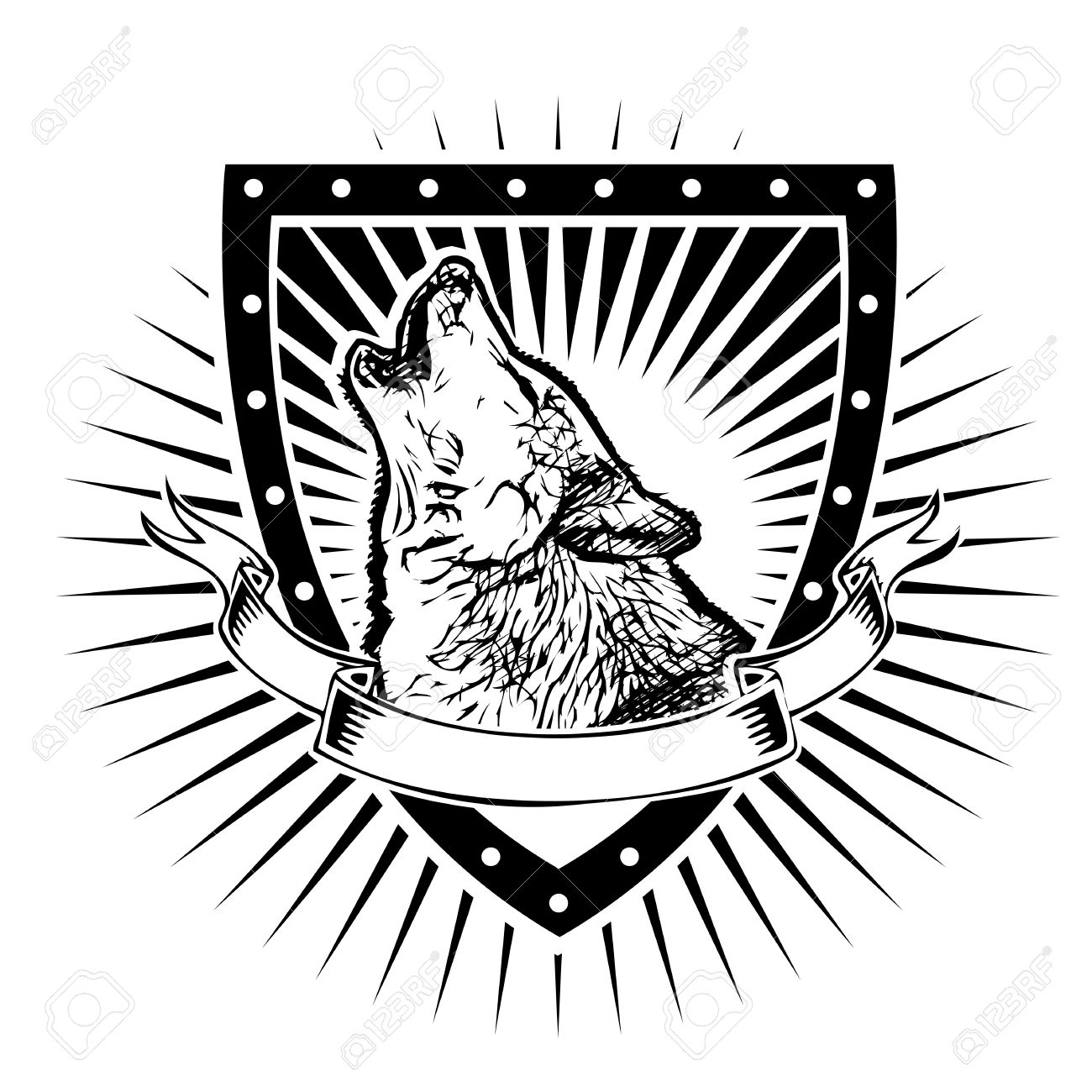 1300x1300 Drawn Smoking Wolf 23