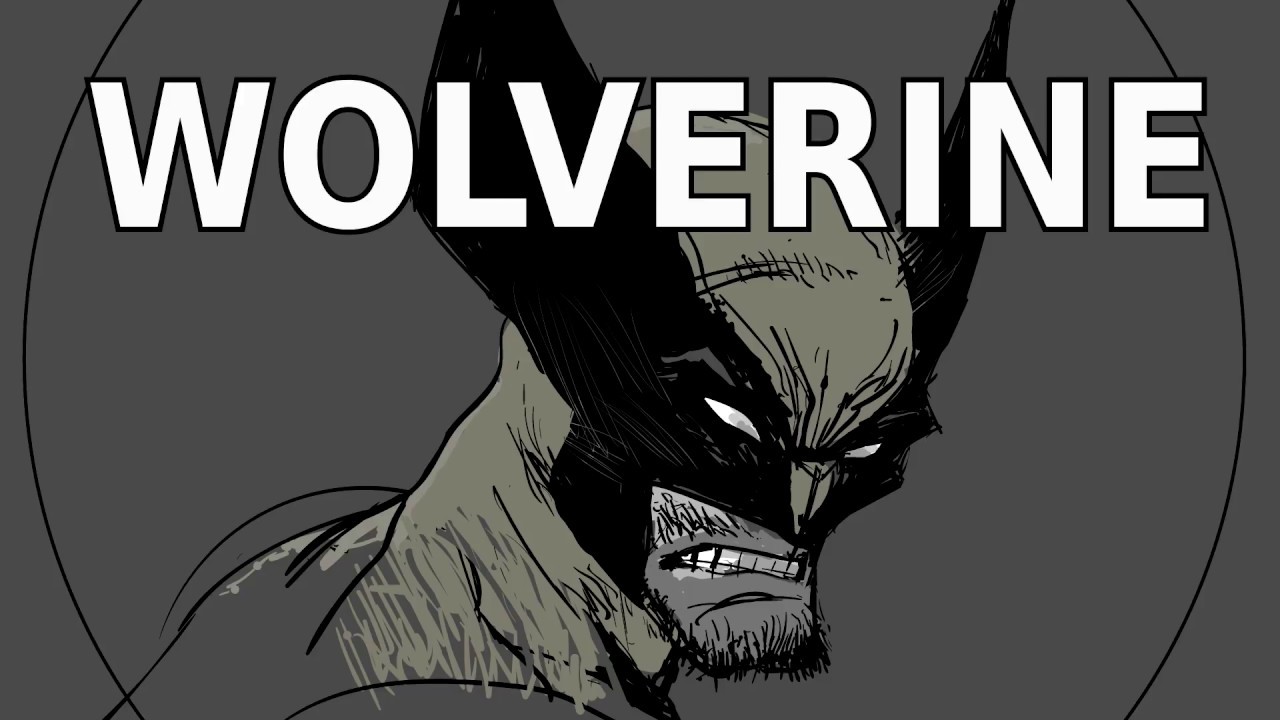 1280x720 Wolverine Vector Illustration