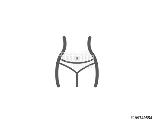500x393 Woman Body Shape Icon Stock Image And Royalty Free Vector Files