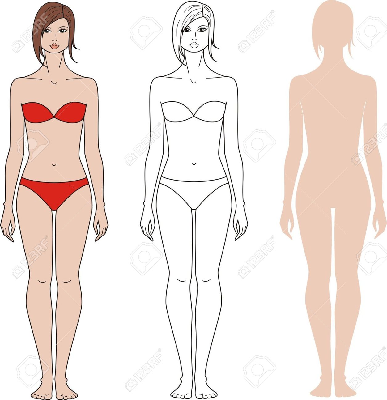 1256x1300 Clipart Of Woman Full Body