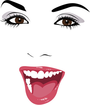 315x368 Girl Face Vector Free Vector Download (4,963 Free Vector) For