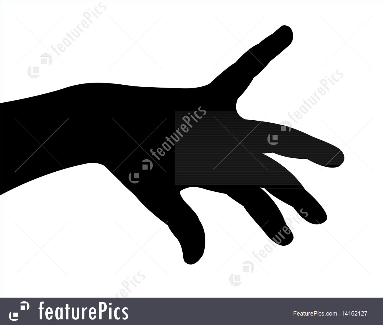 1300x1102 Woman Hand Silhouette Vector