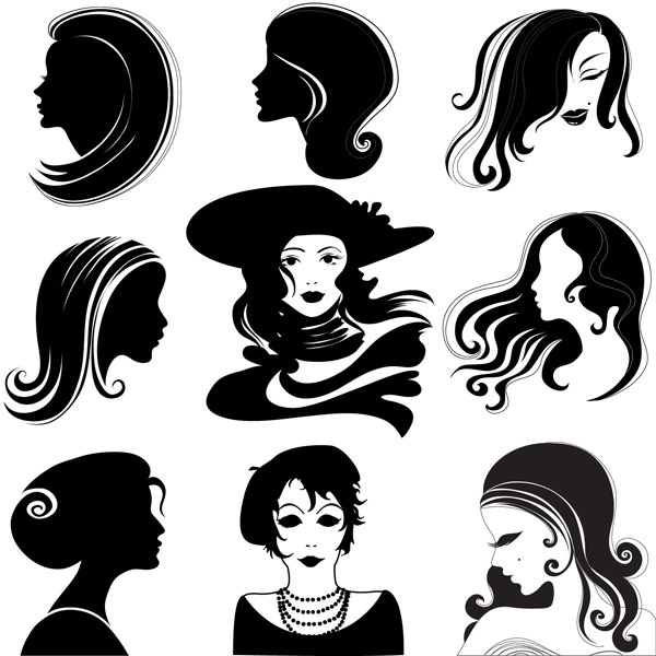 600x600 Female Head Vector Free Vector In Encapsulated Postscript Eps