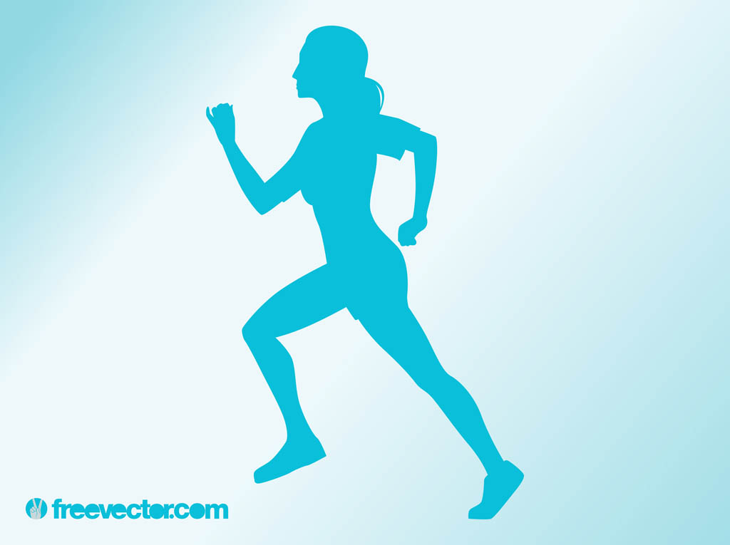 1024x765 Running Woman Vector Vector Art Amp Graphics