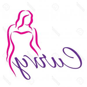 300x300 Photostock Vector Plus Size Woman Curvy Woman Symbol Vector