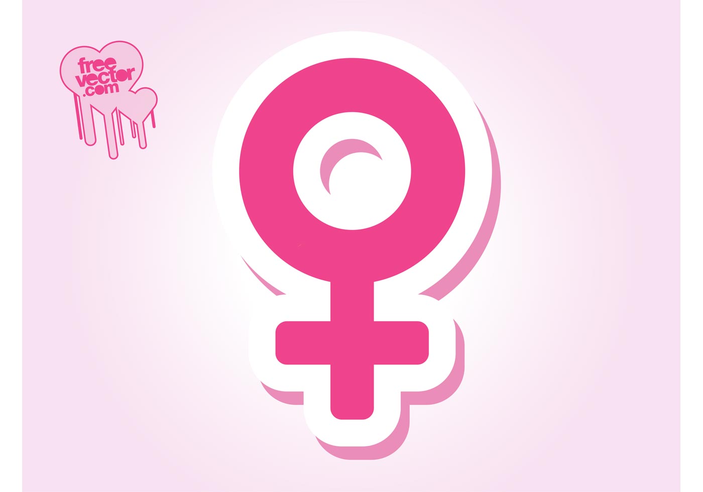 1400x980 Female Symbol Free Vector Art