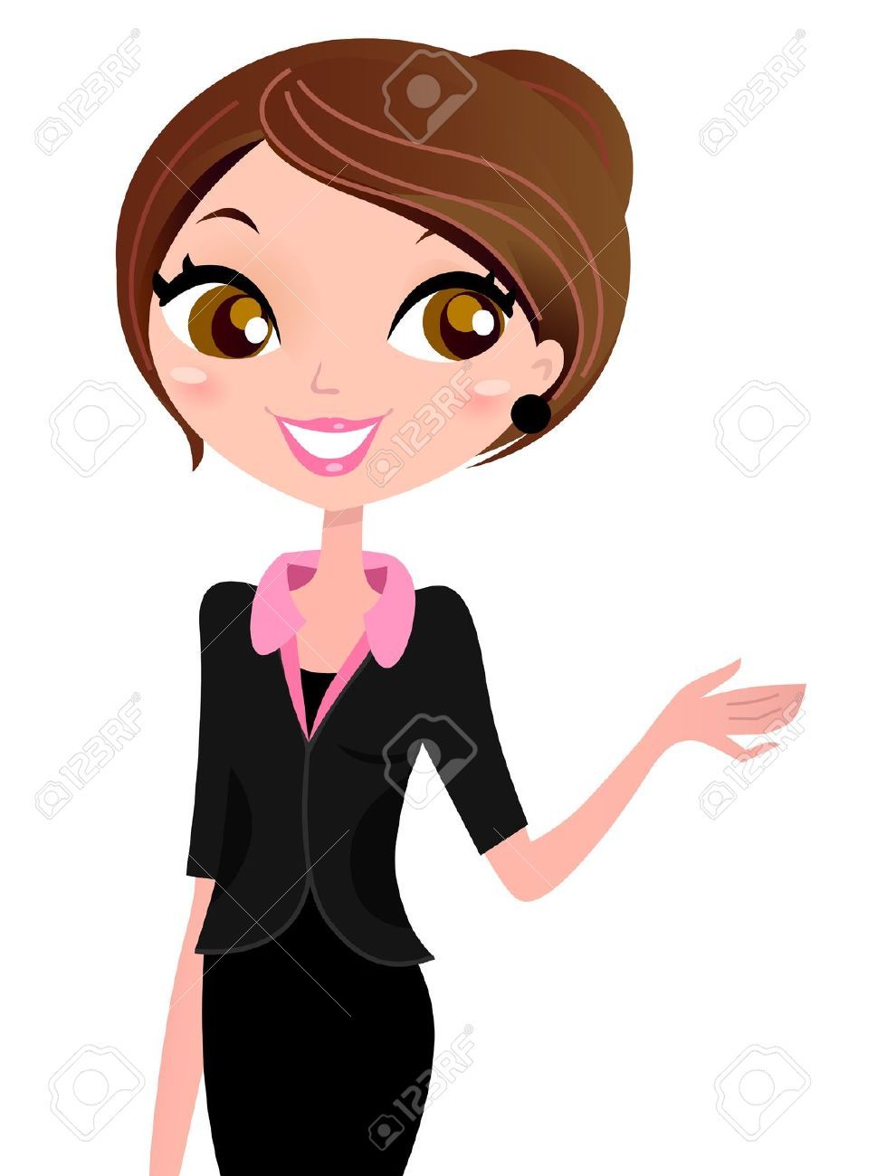 969x1300 Modern Business Woman. Vector Illustration In 2018 Teacher