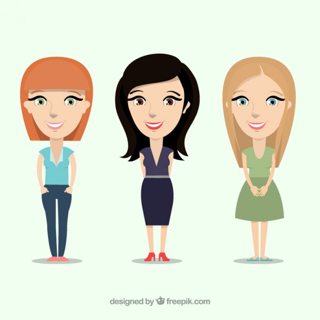 626x626 Women Illustration Vector Free Download