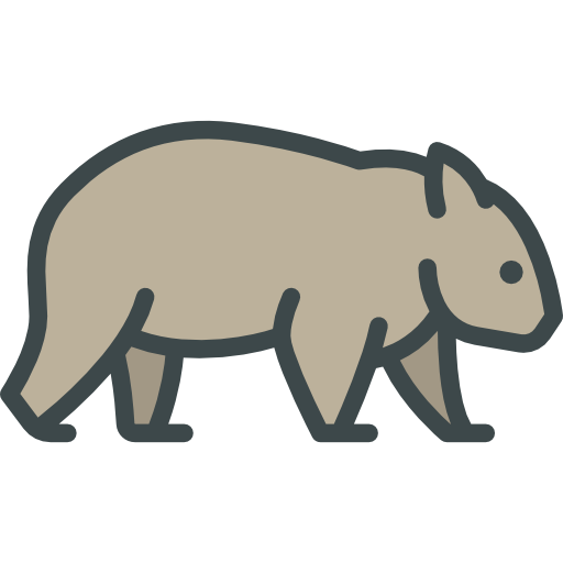 512x512 Wombat Vector Transparent ~ Frames ~ Illustrations ~ Hd Images