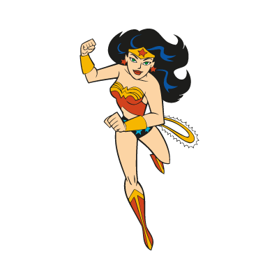 400x400 Wonder Woman Cartoon Vector Download Free Vector