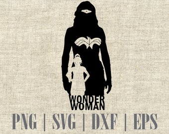 340x270 Wonder Woman Vector Etsy