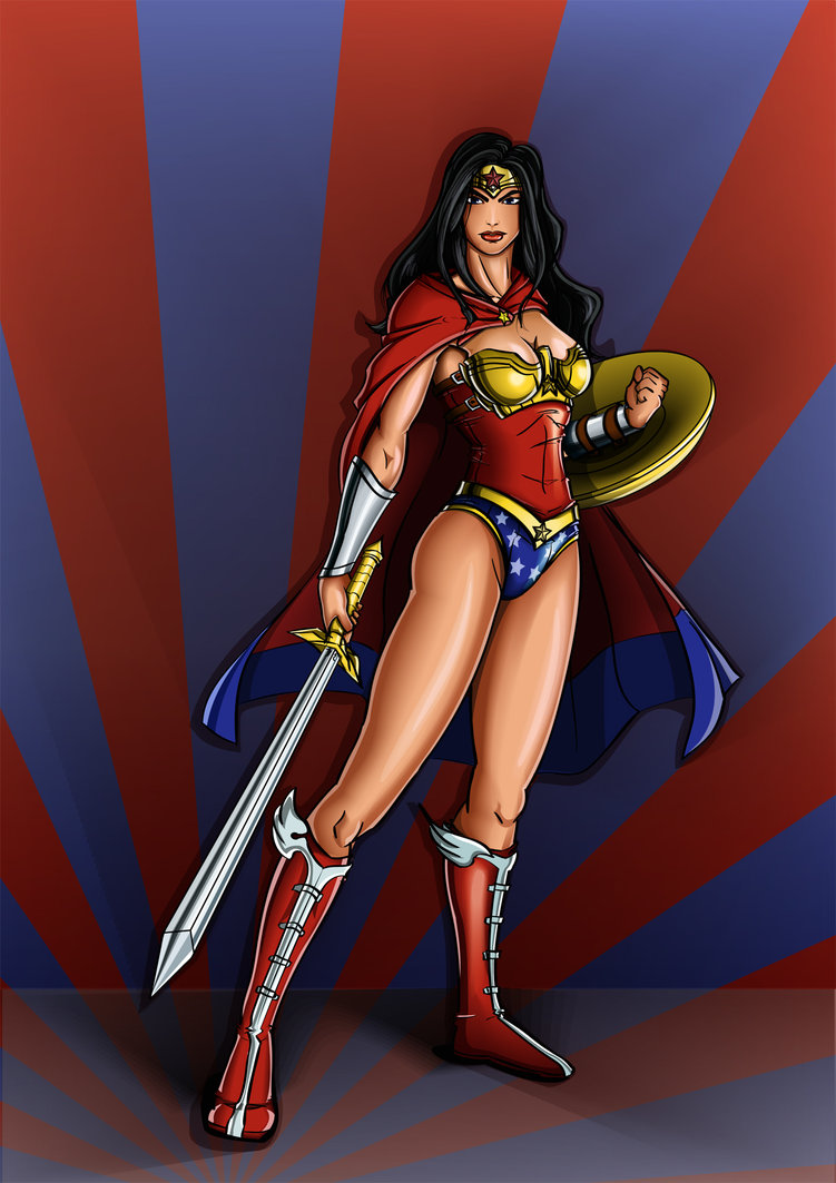 751x1063 Wonder Woman Vector. By Tony3d