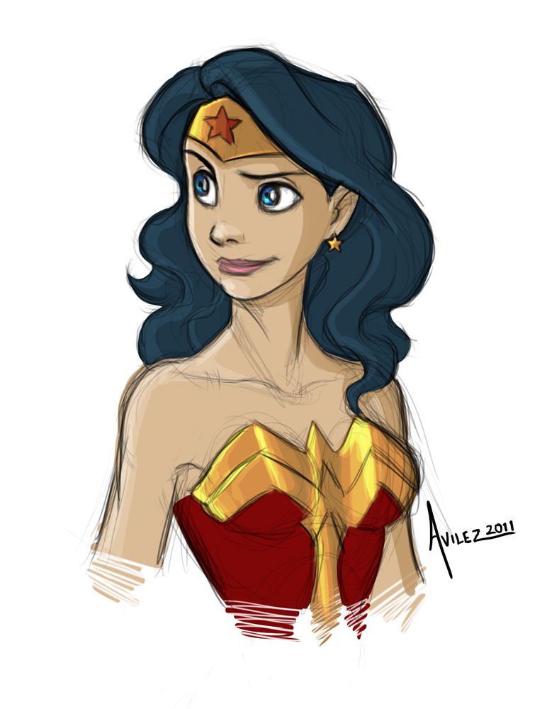 772x1000 Vector Art Wonder Woman