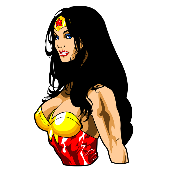 600x600 Digital Wonder Woman By Sunny615