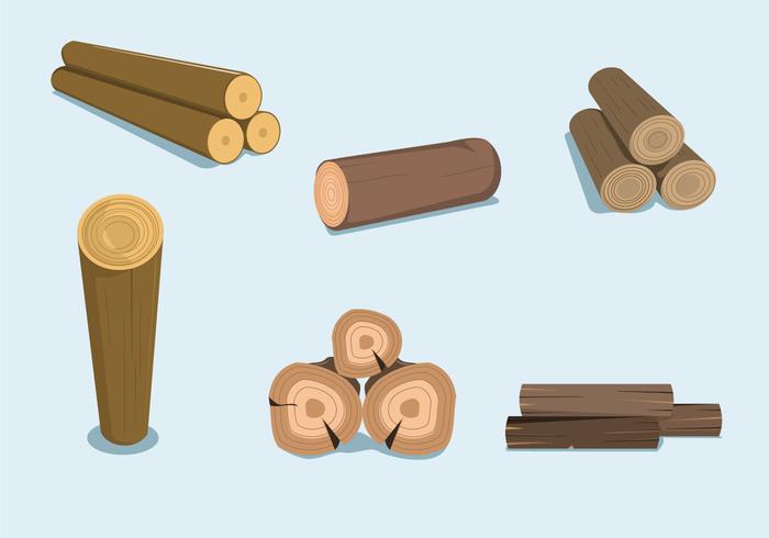 700x490 Wood Logs Vector