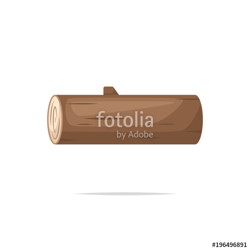 500x500 Wooden Log Vector Illustration Stock Image And Royalty Free