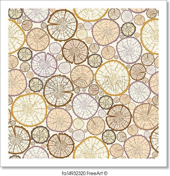 561x581 Free Art Print Of Wood Log Cuts Seamless Pattern Background