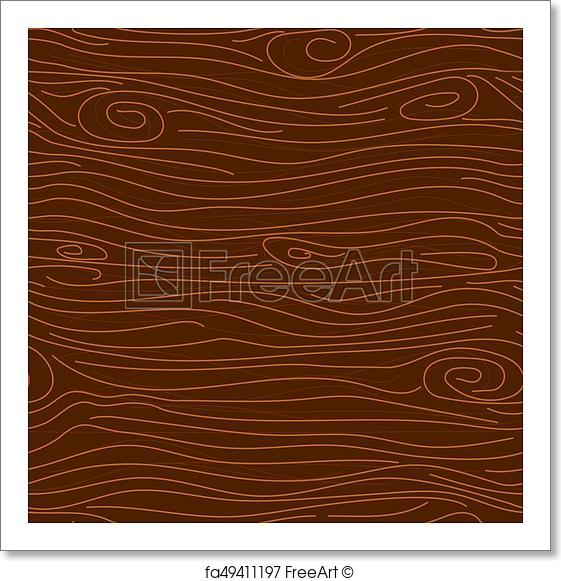 561x581 Free Art Print Of Dark Brown Tree Texture Vector Seamless Pattern