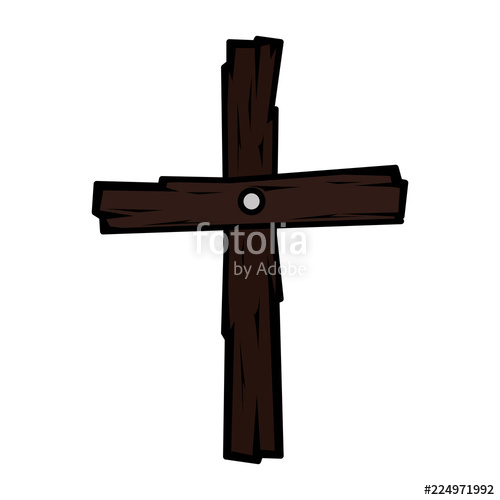 500x500 Halloween Wooden Cross Icon Stock Image And Royalty Free Vector