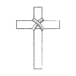 300x300 Wooden Cross Vector Royalty Free Vectors
