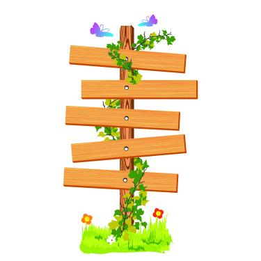 375x375 Vine Wood Signs Vector Free Vector 4vector