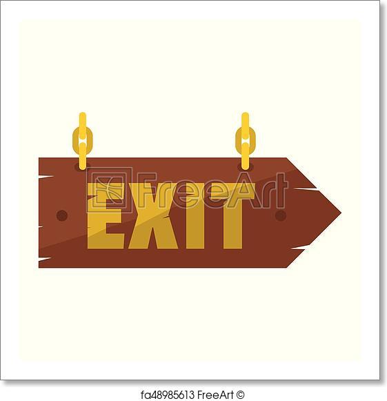 561x581 Free Art Print Of Wooden Signboards, Wood Arrow Sign Set. Empty