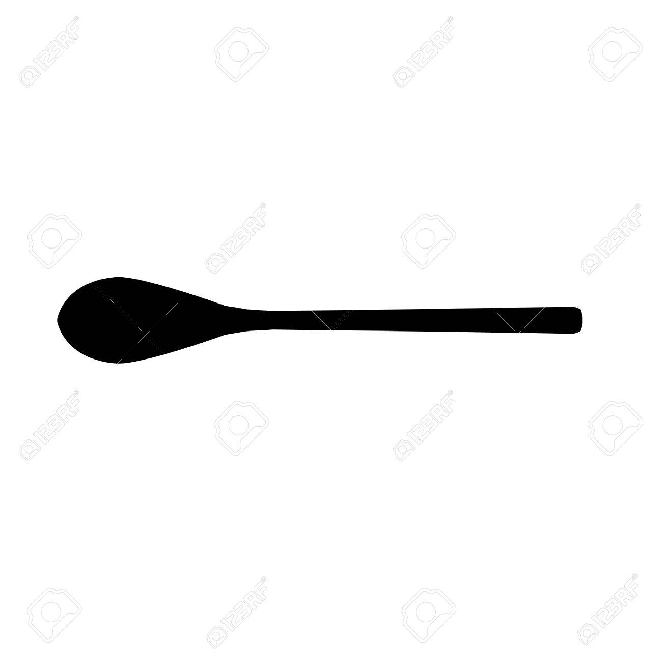1300x1300 Collection Of Wooden Spoon Clipart Black And White High