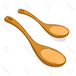300x300 Comic Cartoon Wooden Spoon Vector Shopatcloth