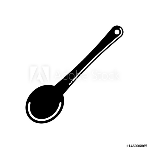 500x500 Wooden Spoon Vector Icon