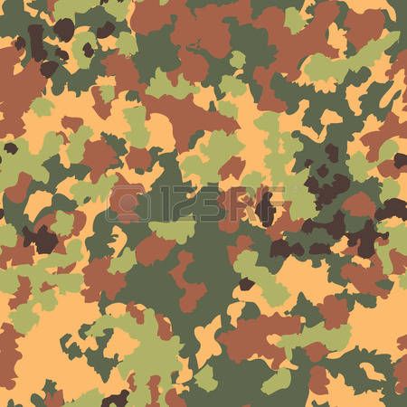 450x450 Camouflage Seamless Pattern Woodland Style Vector Illustration