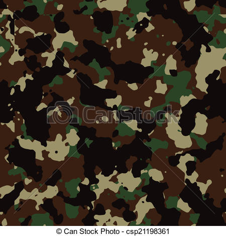 450x470 Classic Woodland Seamless Camo Vector.