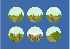 286x200 Woodland Free Vector Art