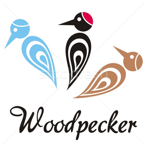 600x600 Woodpecker Vector Illustration David Benes (Blumer1979