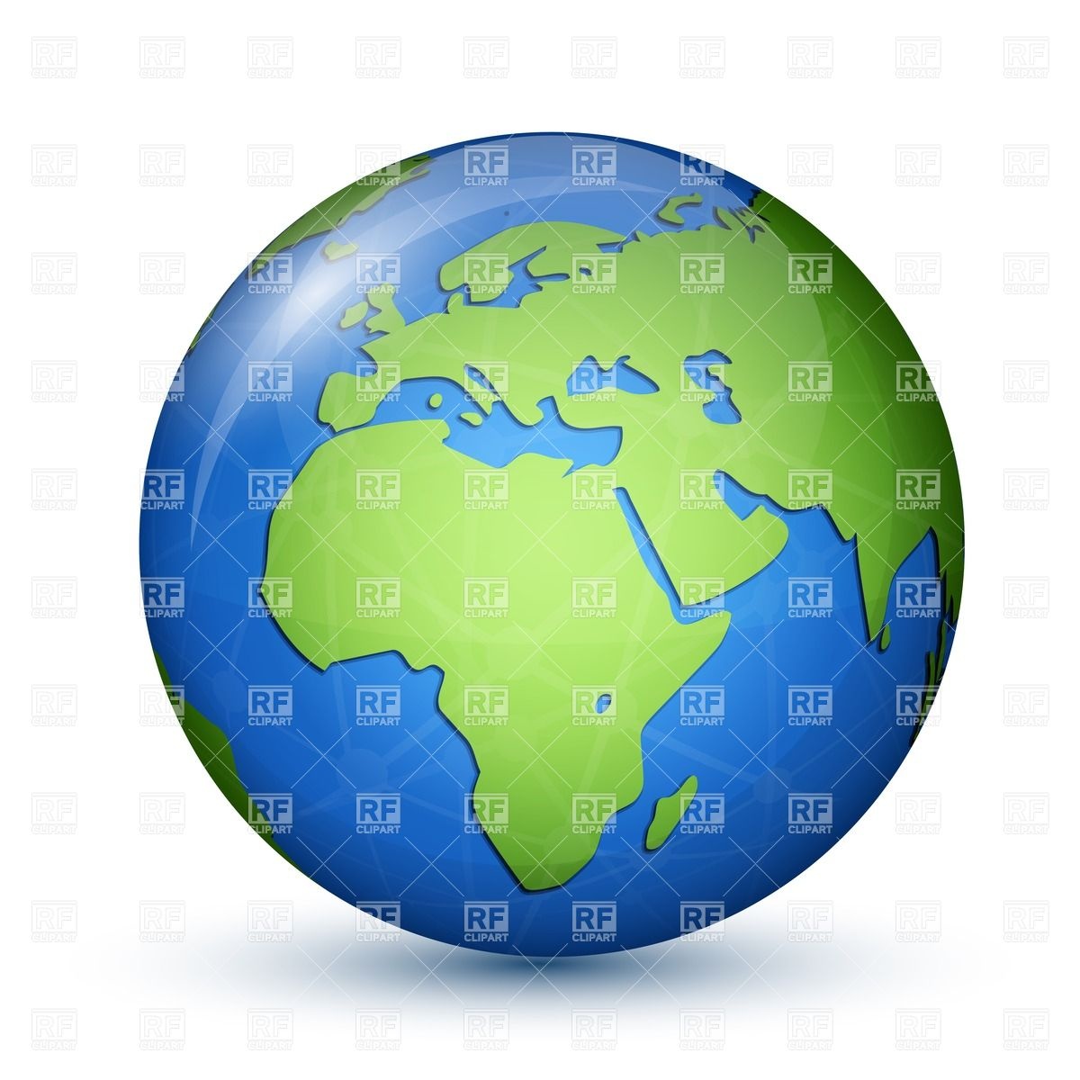 1200x1200 World Globe Map