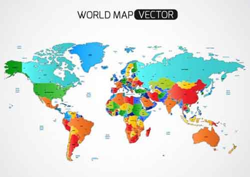 500x355 Vector World Map Files For Free Download