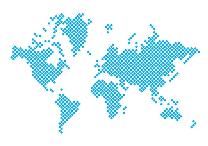 700x490 World Map Free Vector Art