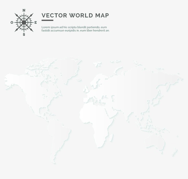 650x619 White World Map, White, World Map, Vector Png And Vector For Free