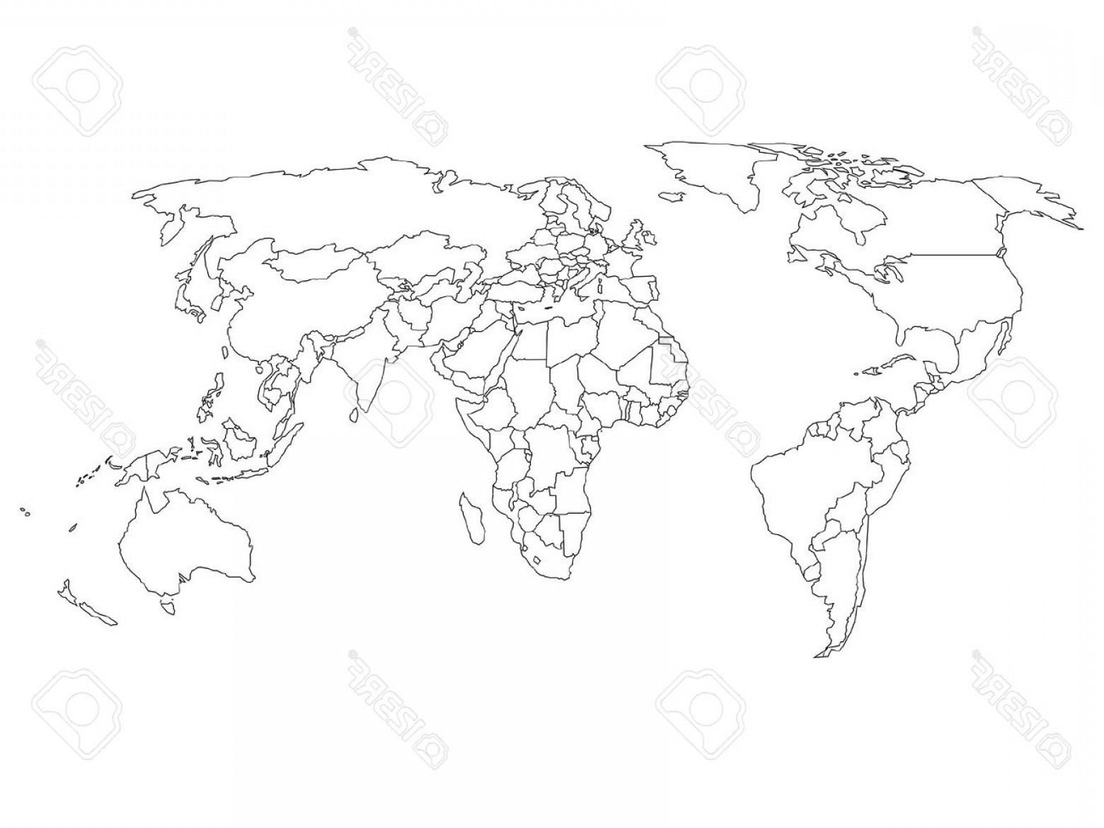 1560x1170 World Map Vector Line Art Geekchicpro