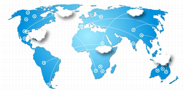 604x298 World Map Technology Business Background, World Vector, Map Vector