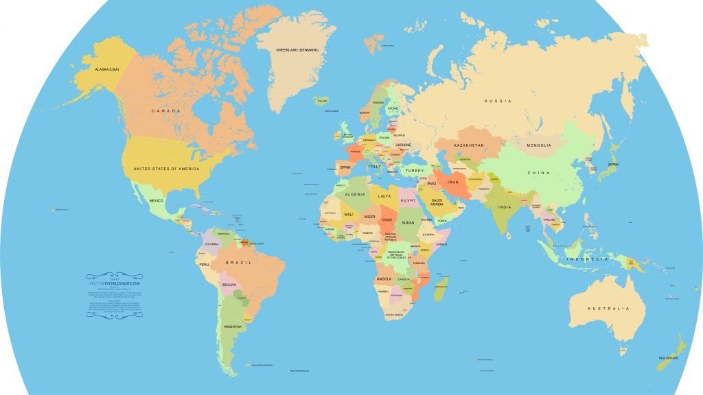 1024x576 World Map Wallpaper ~ Simple World Map Vector Free Download 2017