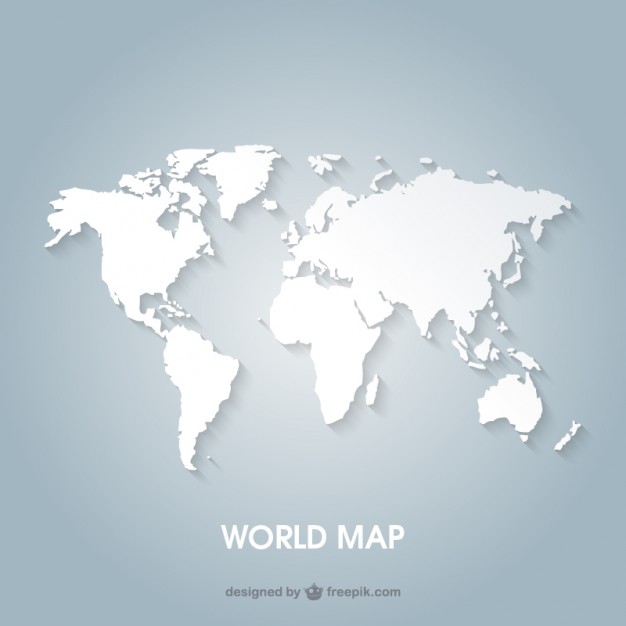 626x626 World Map Vector Free Download