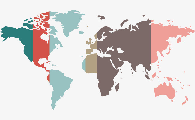 650x400 Color World Map, Color Vector, World Vector, Map Vector Png And