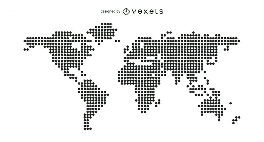 900x487 Dotted World Map